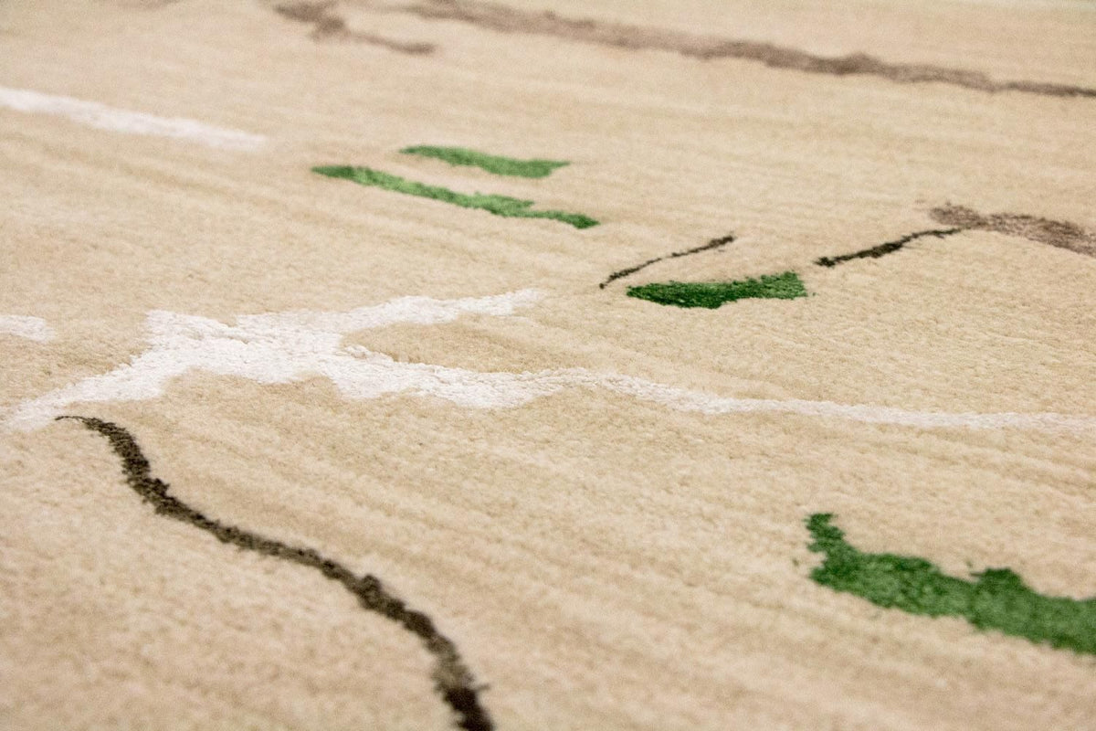 Designer Rug - 241 x 152 cm - multicolored