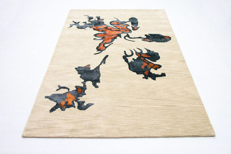 Designer Rug - 242 x 153 cm - beige