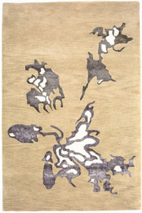 Designer Rug - 241 x 154 cm - beige