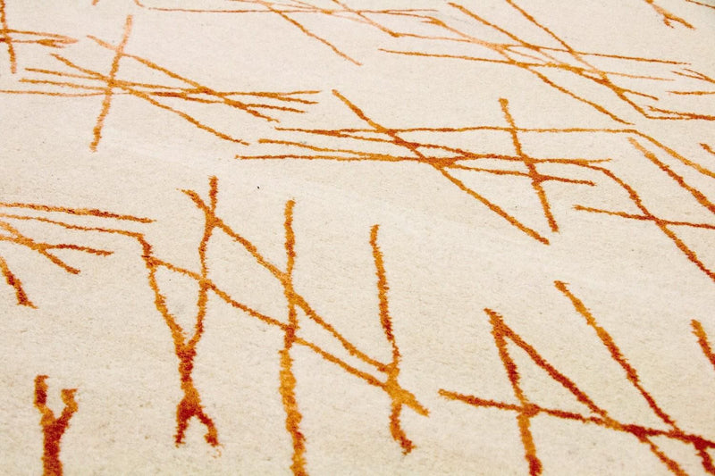 Designer Rug - 199 x 137 cm - beige