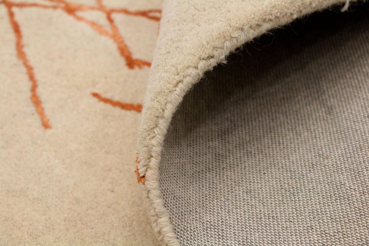 Designer Rug - 199 x 137 cm - beige