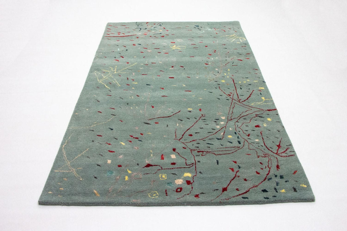 Designer Rug - 243 x 156 cm - light blue