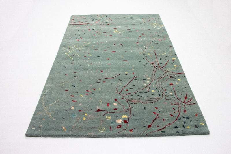 Designer Rug - 243 x 156 cm - light blue