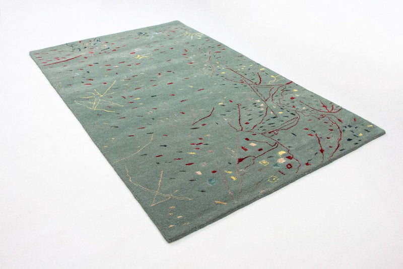 Designer Rug - 243 x 156 cm - light blue