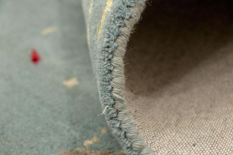 Designer Rug - 243 x 156 cm - light blue