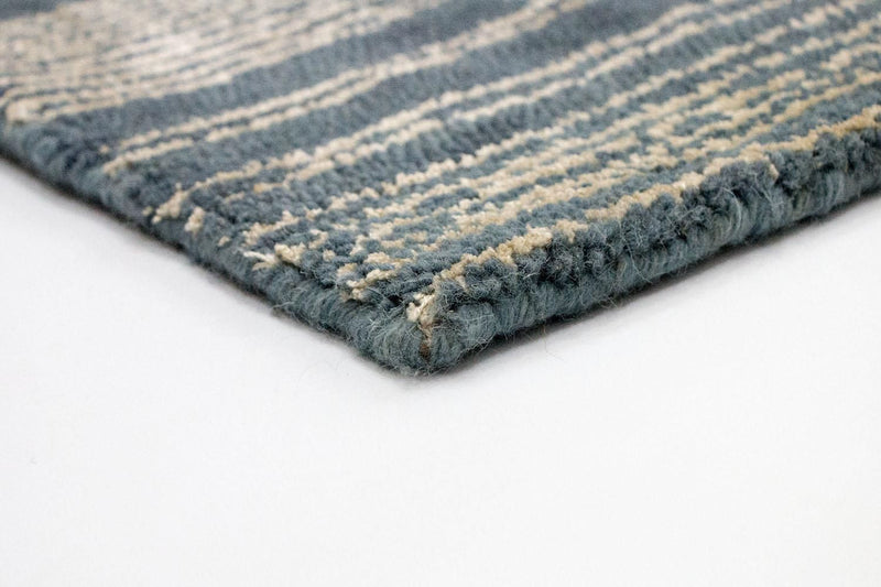 Designer Rug - 246 x 154 cm - blue