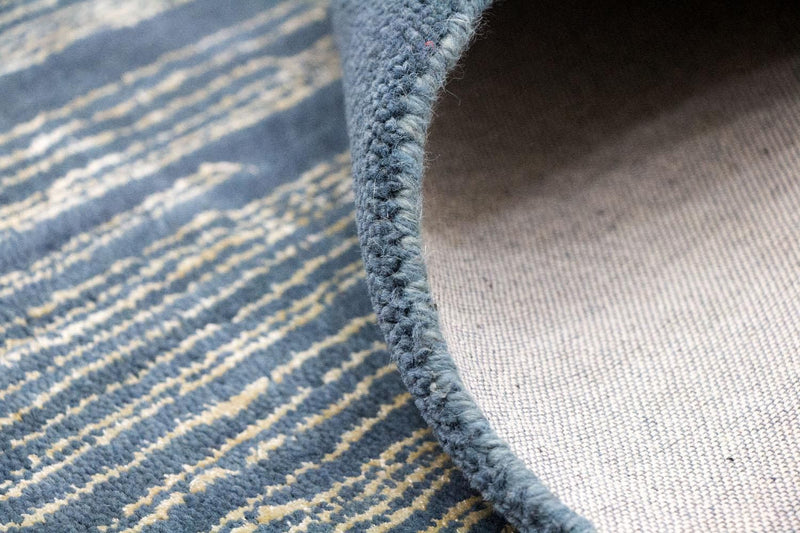 Designer Rug - 246 x 154 cm - blue