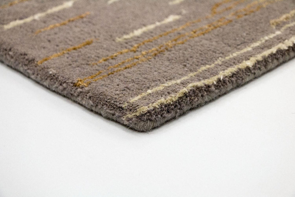 Designer Rug - 242 x 151 cm - brown