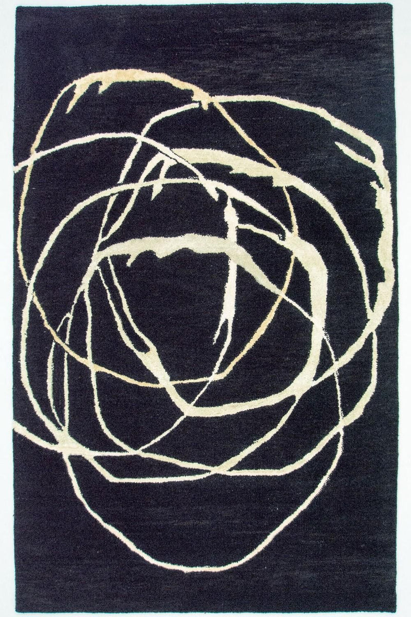 Designer Rug - 245 x 153 cm - blue