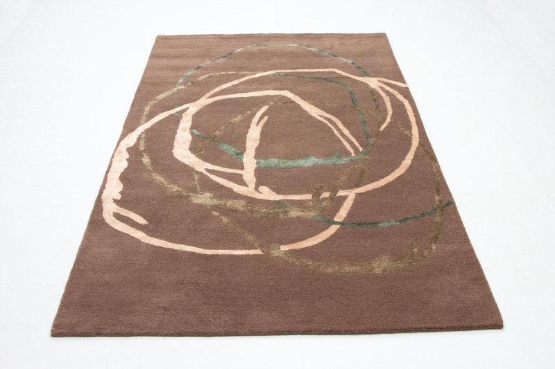 Designer Rug - 244 x 152 cm - brown