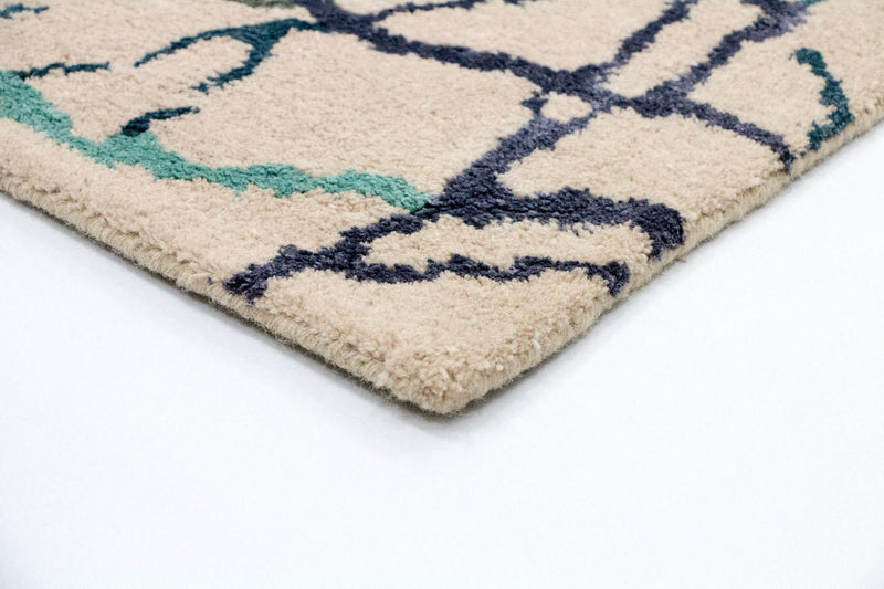 Designer Rug - 197 x 136 cm - beige