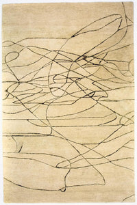 Designer Rug - 239 x 152 cm - beige