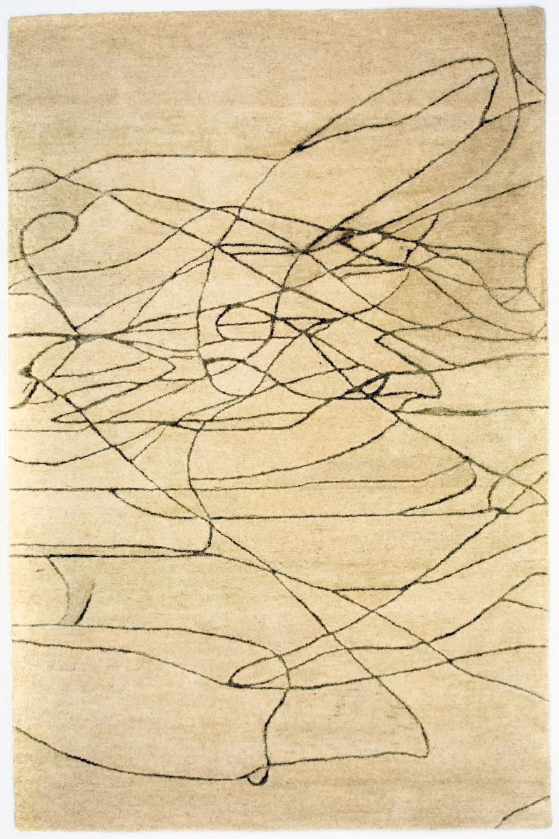 Designer Rug - 239 x 152 cm - beige