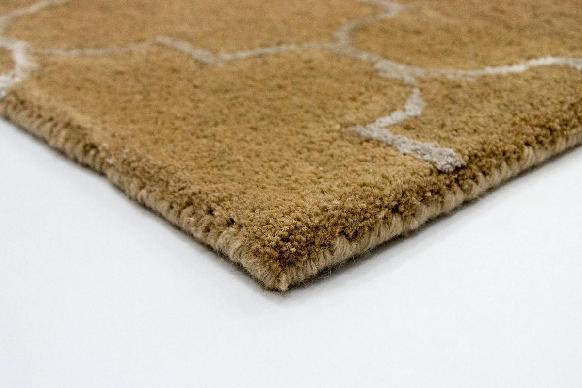 Wool Rug - 243 x 156 cm - beige