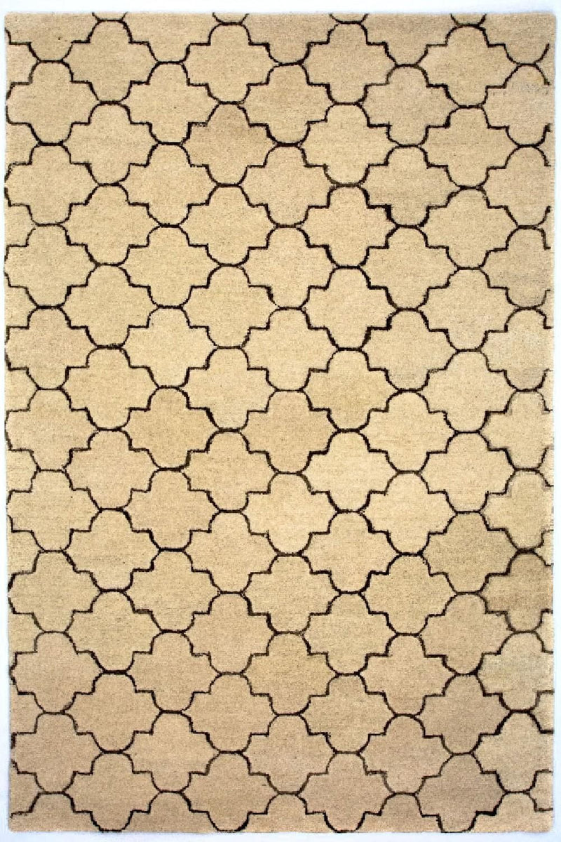 Wool Rug - 245 x 156 cm - beige