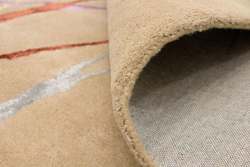 Designer Rug - 246 x 152 cm - beige