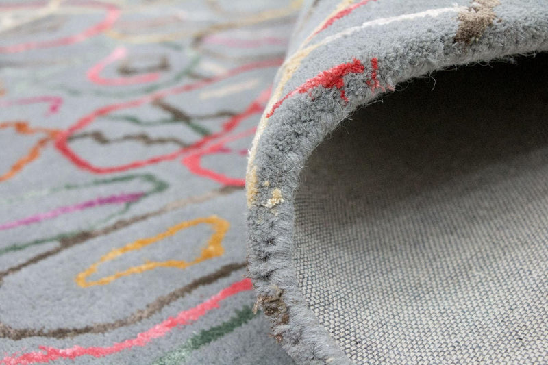 Designer Rug - 241 x 153 cm - multicolored