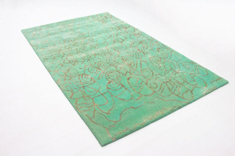 Designer Rug - 244 x 153 cm - turquoise
