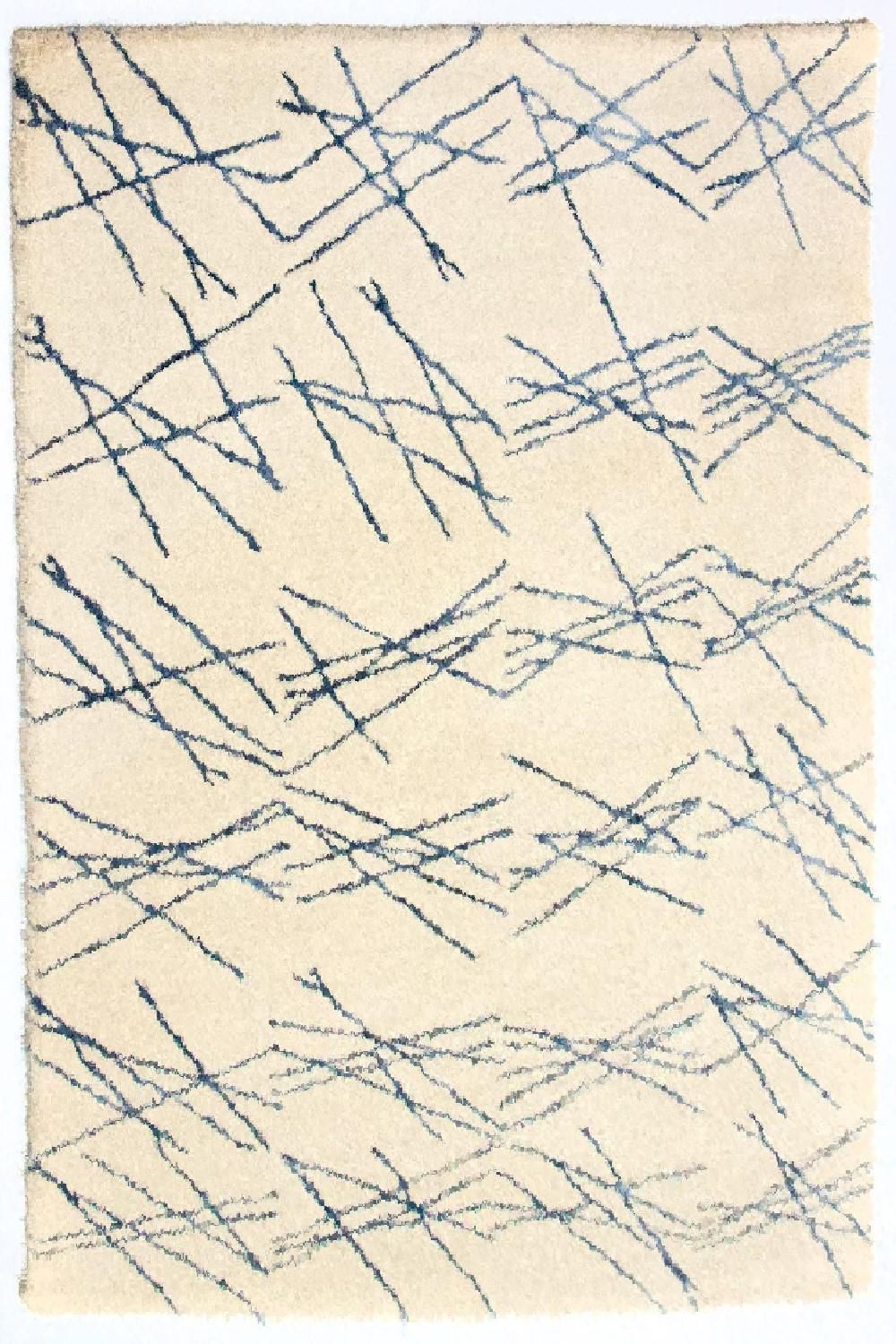 Designer Rug - 197 x 138 cm - beige