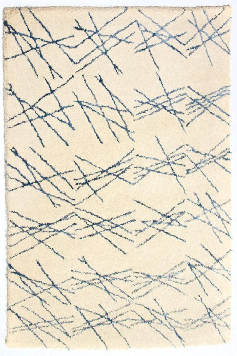 Designer Rug - 197 x 138 cm - beige