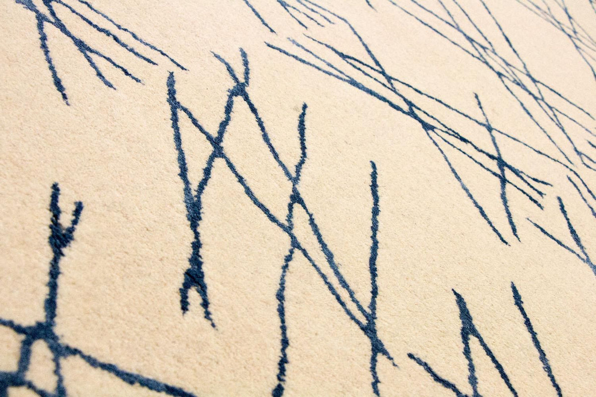 Designer Rug - 197 x 138 cm - beige