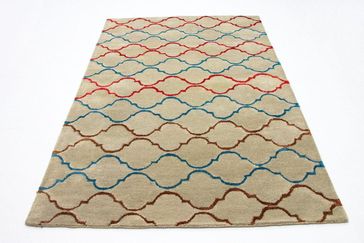 Wool Rug - 241 x 150 cm - beige