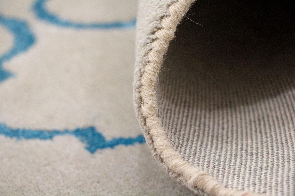 Wool Rug - 241 x 150 cm - beige