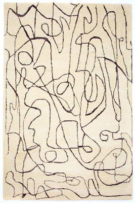 Designer Rug - 243 x 153 cm - beige