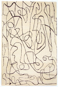 Designer Rug - 243 x 153 cm - beige