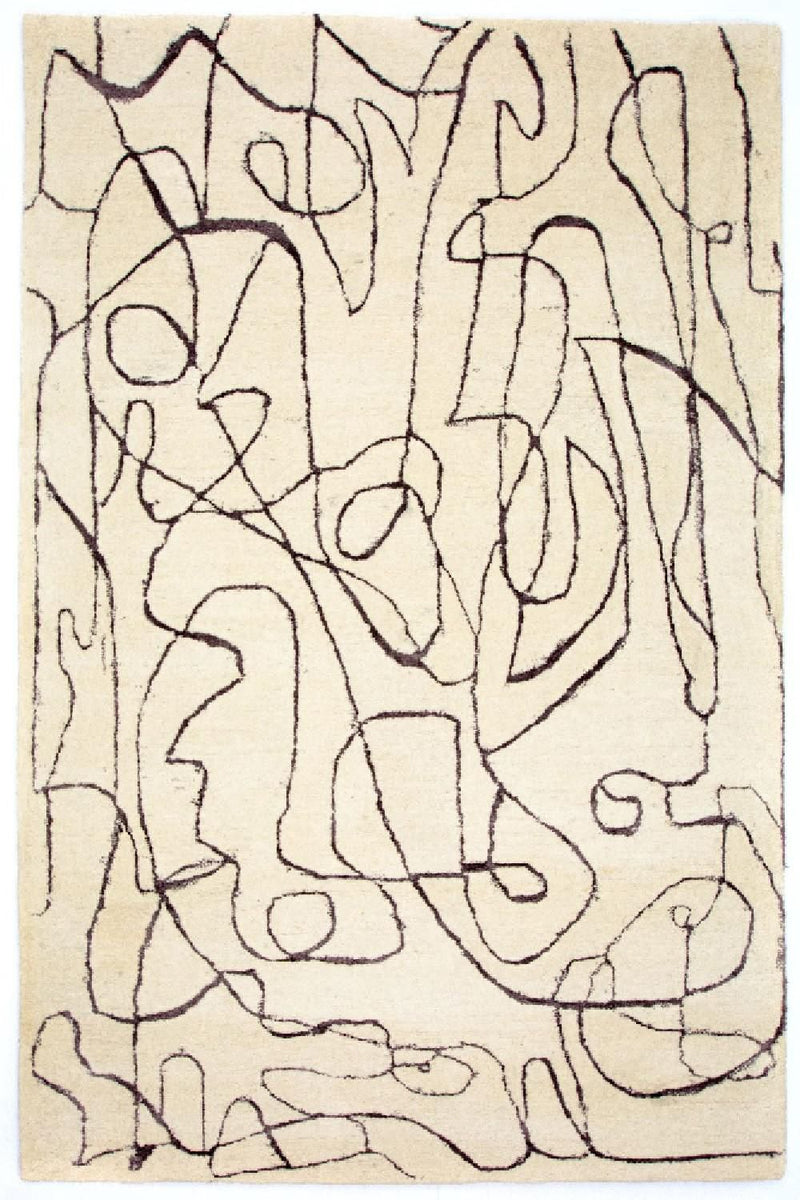 Designer Rug - 243 x 153 cm - beige