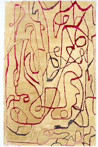 Designer Rug - 241 x 152 cm - multicolored