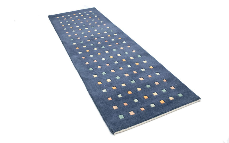 Runner Nepal Rug - 240 x 80 cm - dark blue