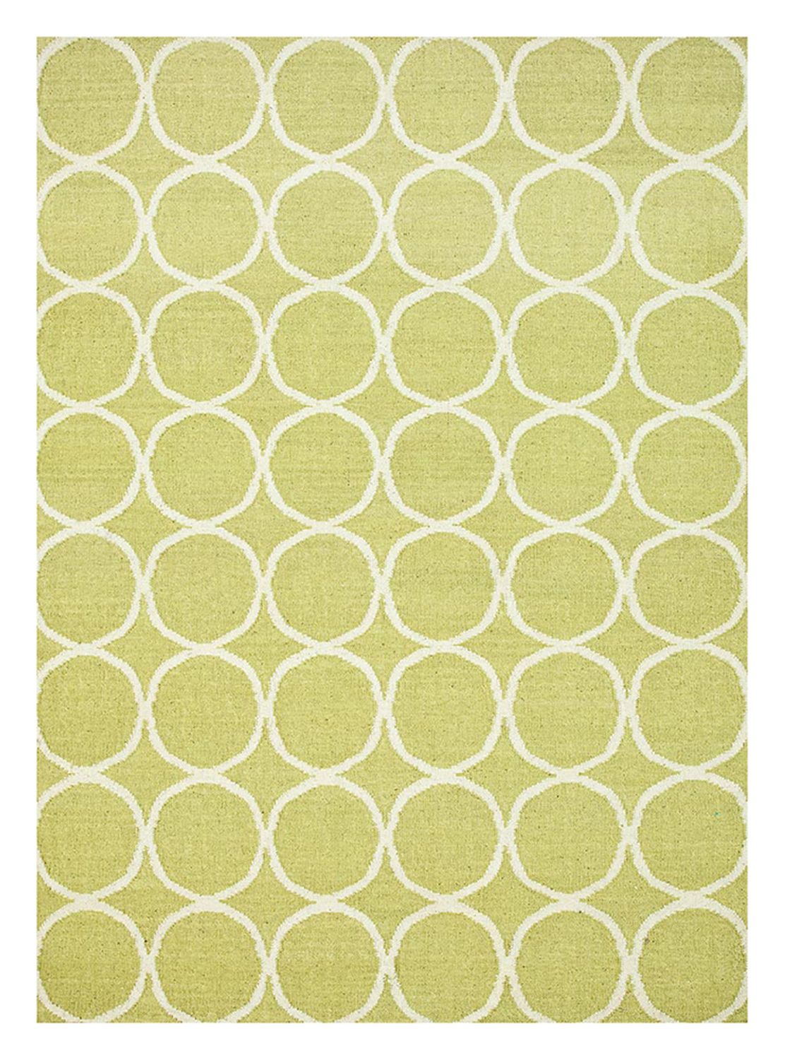Wool Rug - 228 x 158 cm - light green