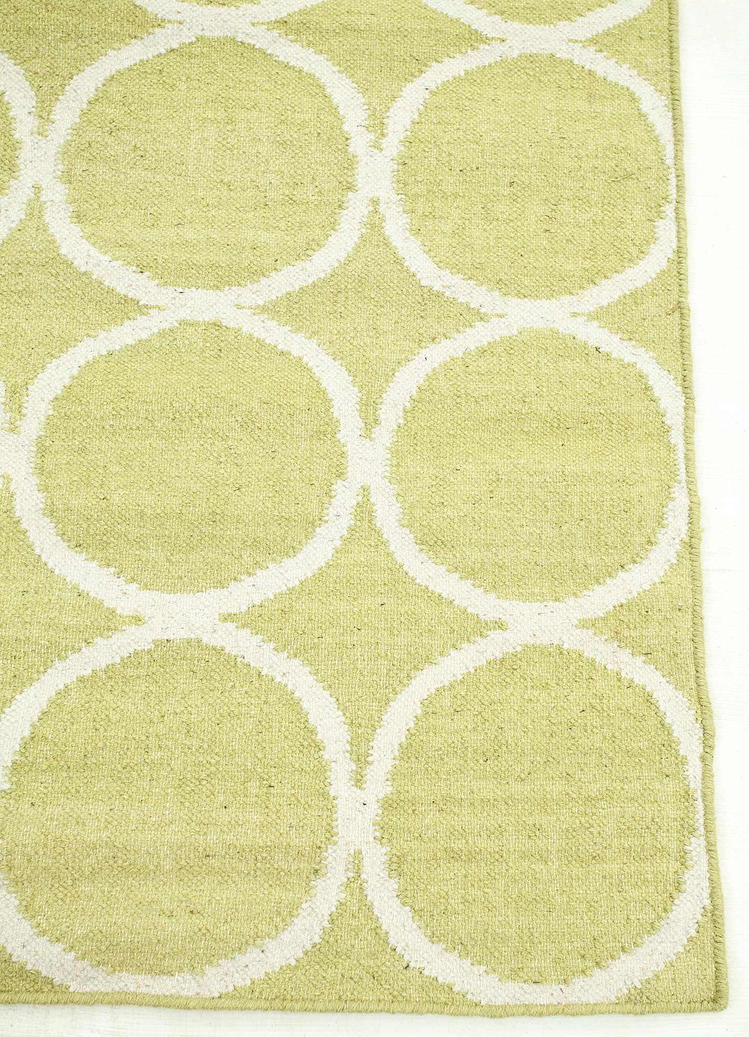 Wool Rug - 228 x 158 cm - light green