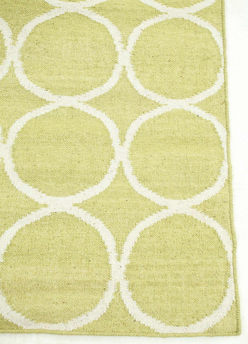 Wool Rug - 228 x 158 cm - light green
