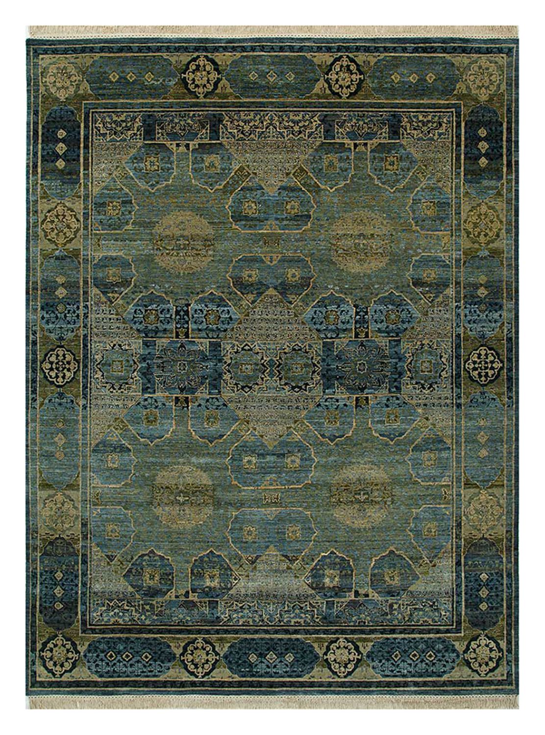 Wool Rug - 300 x 240 cm - sea green