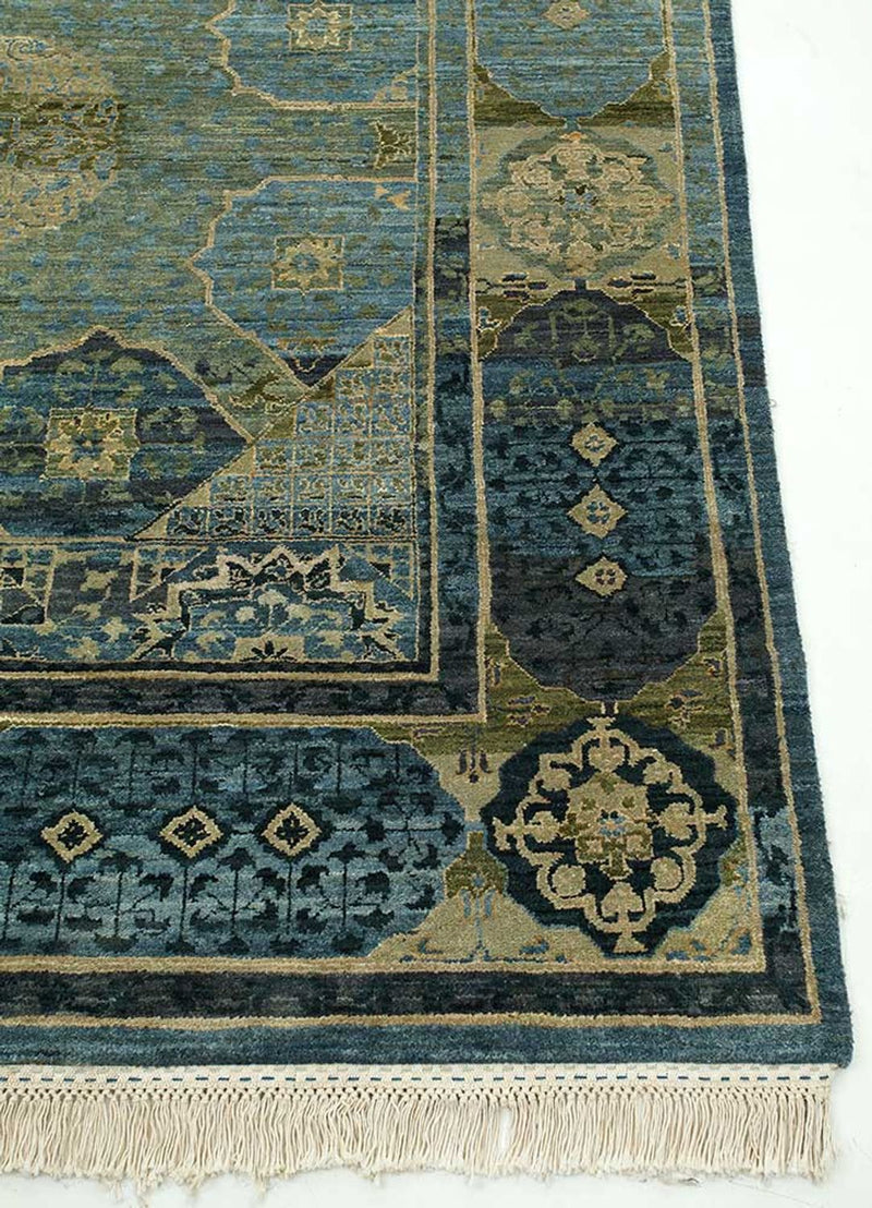 Wool Rug - 300 x 240 cm - sea green