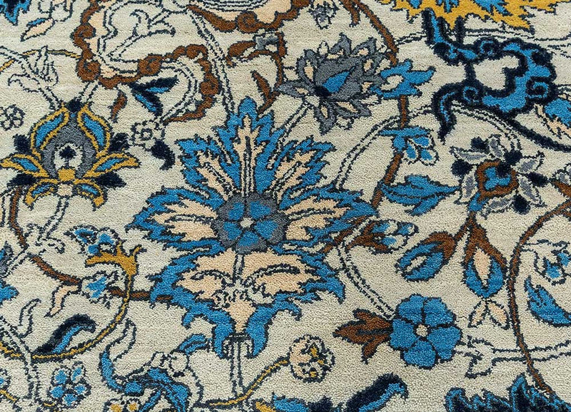 Wool Rug - 300 x 240 cm - blue