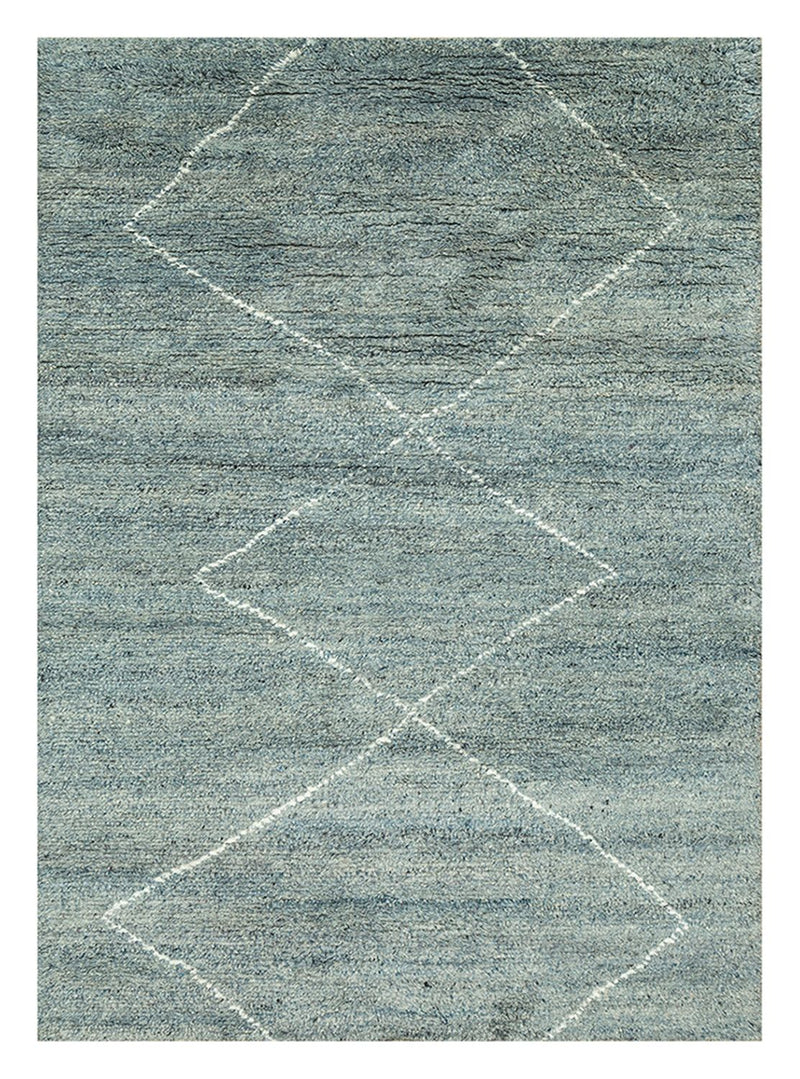 Wool Rug - 240 x 150 cm - petrol blue