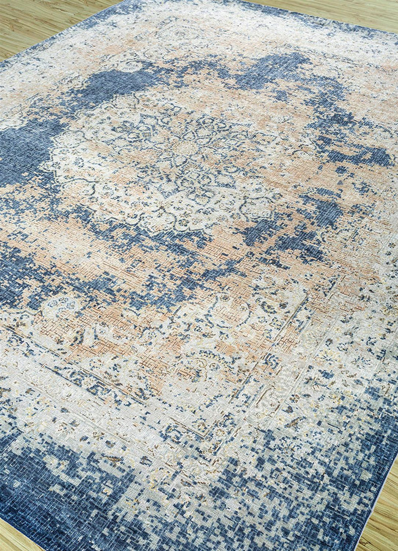 Wool Rug - 300 x 240 cm - sky blue