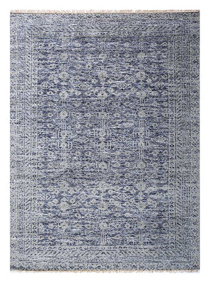 Wool Rug - 240 x 150 cm - blue