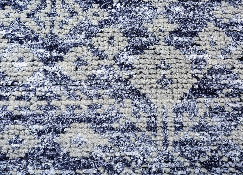 Wool Rug - 240 x 150 cm - blue