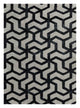 Wollteppich - 240 x 150 cm - grau