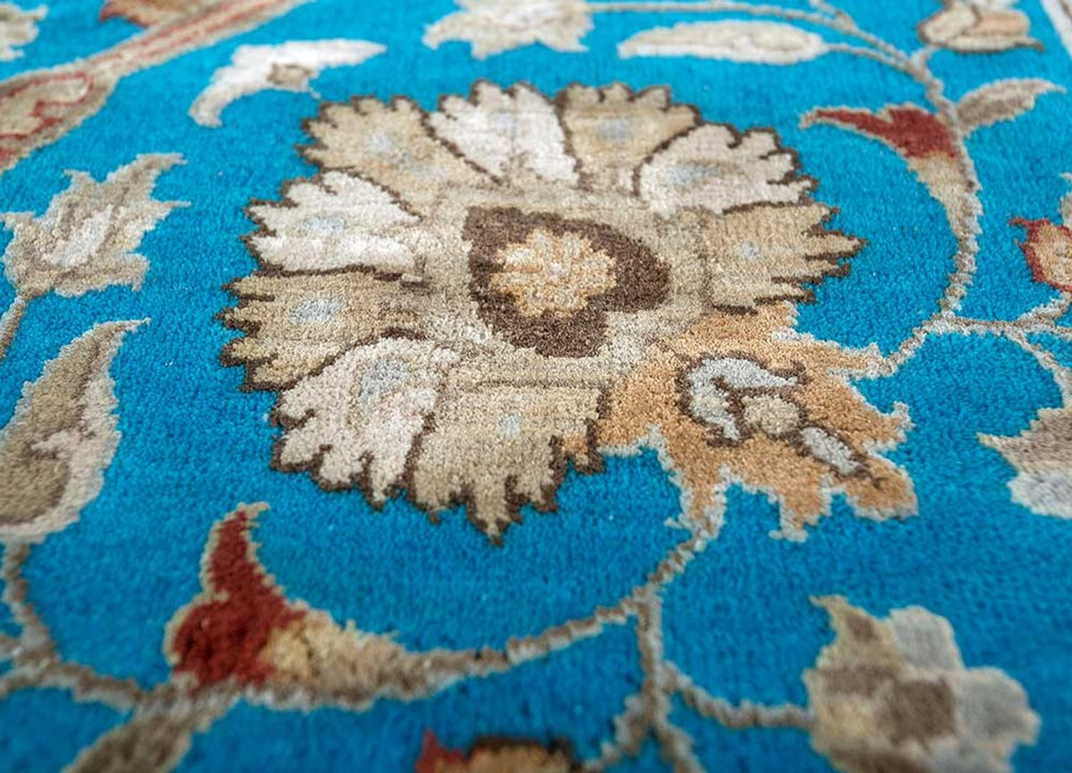 Wool Rug - 300 x 240 cm - blue