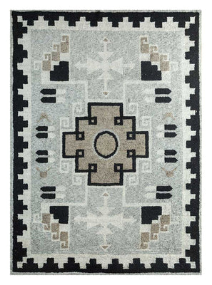 Wool Rug - 300 x 240 cm - grey