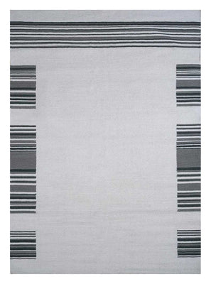 Wool Rug - 240 x 150 cm - light grey