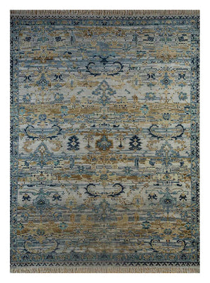Wool Rug - 300 x 240 cm - sea blue