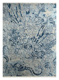 Wool Rug - 300 x 240 cm - blue