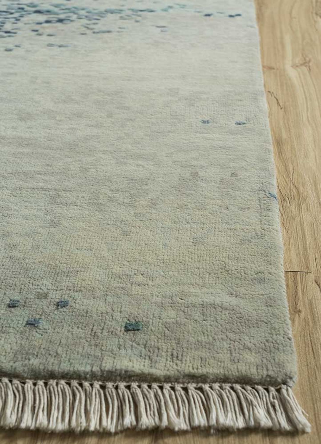 Wool Rug - 300 x 240 cm - blue