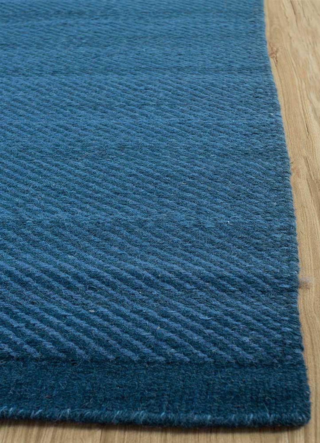 Wool Rug - 300 x 240 cm - blue